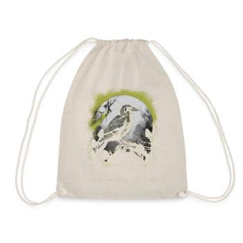 Halloween Raven Occult Spiritual Crow Crows - Drawstring Bag - nature - Front
