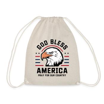 God Bless America - Pray for our country - Drawstring Bag - nature - Front