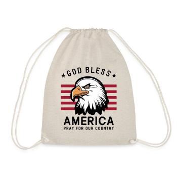 God Bless America - Pray for our country USA - Drawstring Bag - nature - Front