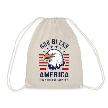 God Bless America - Pray for our country USA - Drawstring Bag - nature - Front