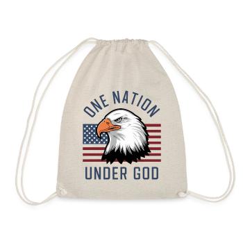 Amérique États-Unis Dire Une Nation sous Dieu 4 juillet - Sac de sport léger - nature - Devant