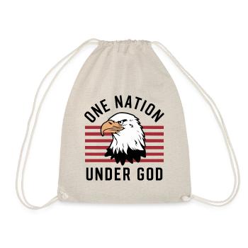 Amérique États-Unis Dire Une Nation sous Dieu 4 juillet - Sac de sport léger - nature - Devant
