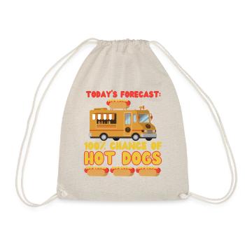 Hot Dog Adult Today's Forecast: - Turnbeutel - Natur - Vorne