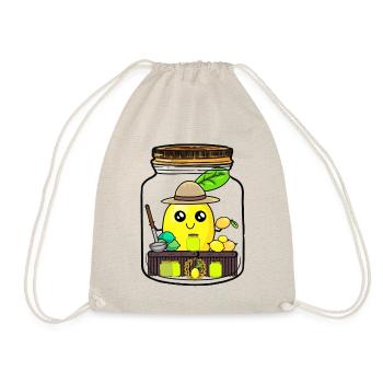 Lemon Lemtonen Juice Vendor Lemon Child - Drawstring Bag - nature - Front