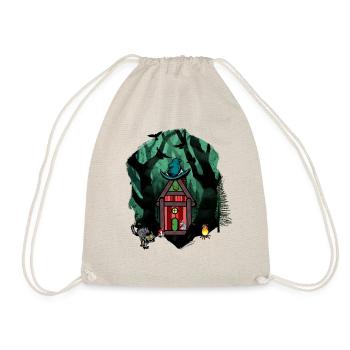 Forêt Conte de fées Conte de fées Personnage Enfant Enfants Animaux de la forêt - Sac de sport léger - nature - Devant