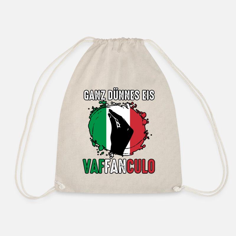 Italien Italiener Vaffanculo - Turnbeutel - Natur
