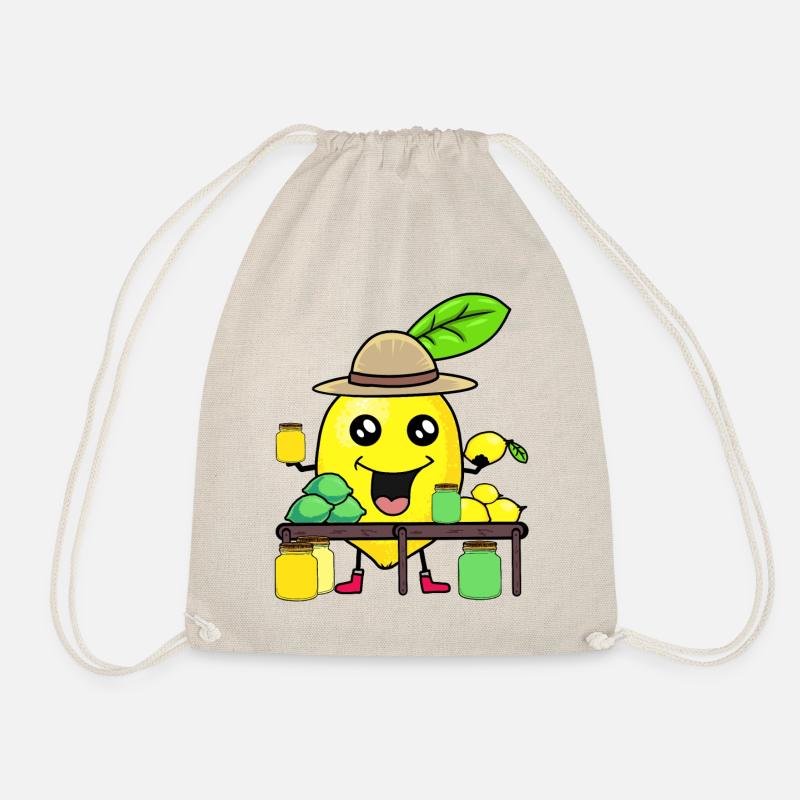 Zitrone Lemonen Saftladen Zitrone Sommer Obst - Turnbeutel - Natur