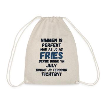 Birth or birthday in July , born Frisian - Drawstring Bag - nature - Front