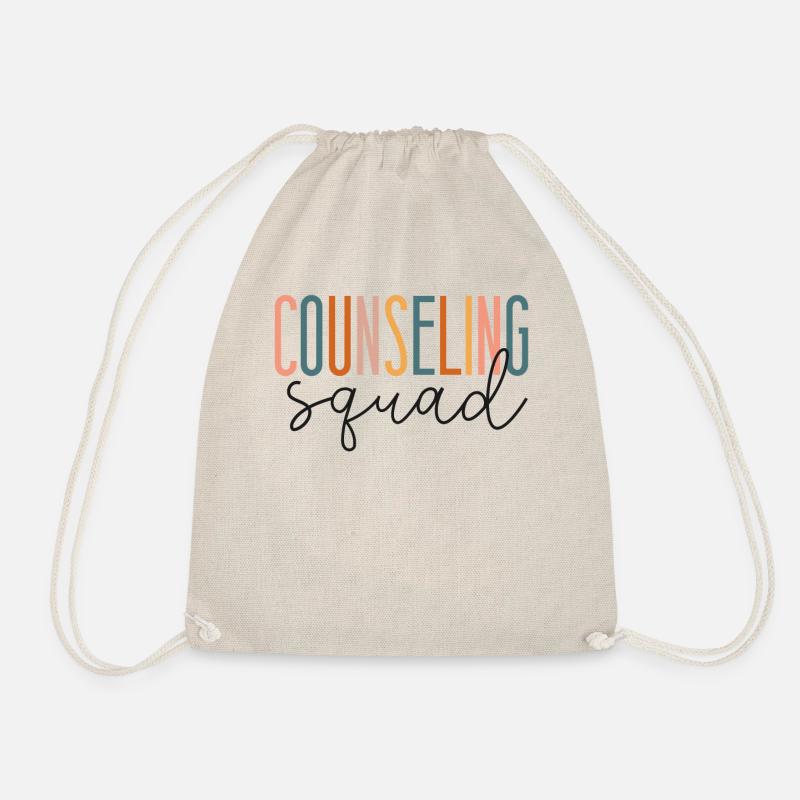 School Counselor Counseling Squad - Turnbeutel - Natur