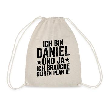 Prénom Daniel - Sac de sport léger - nature - Devant