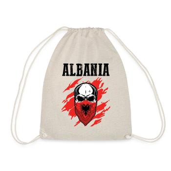 Albanians Albanian Albania - Drawstring Bag - nature - Front