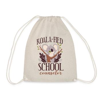 School Counselor Koala Koala-Fied - Turnbeutel - Natur - Vorne