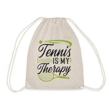 Drôle de joueur de tennis Raquette Tennis - Sac de sport léger - nature - Devant