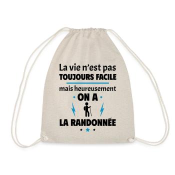 La vie n'est pas toujours facile, randonnée - Sac de sport léger - nature - Devant