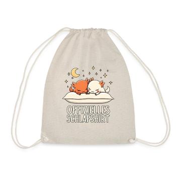 Chemise de nuit officielle Axolotl Paire - Sac de sport léger - nature - Devant
