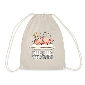 Chemise de nuit officielle Pigs Pig Pair - Sac de sport léger - nature - Devant