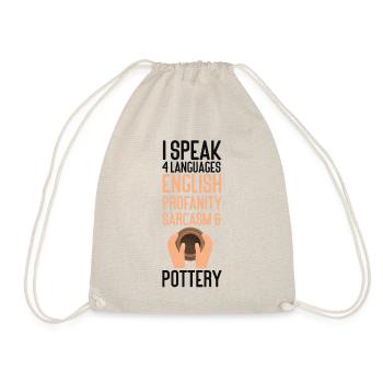 Poterie Céramiste Artiste Je Parle 4 - Sac de sport léger - nature - Devant