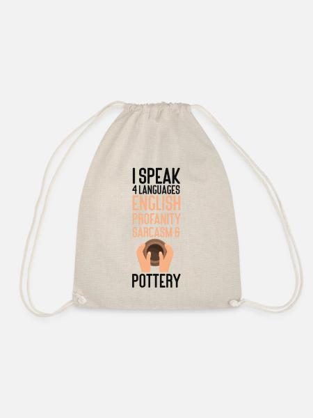 Pottery Ceramics Artist I Speak 4 - Turnbeutel - Natur