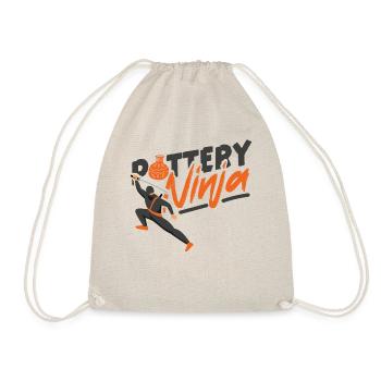 Pottery Ceramics Artist Ninja - Turnbeutel - Natur - Vorne