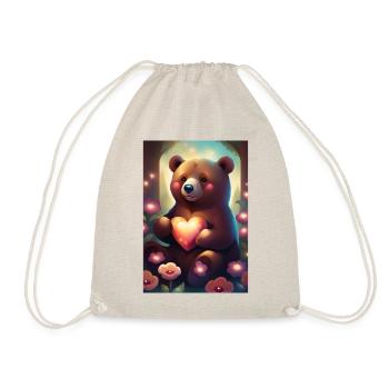 Adorable ours en peluche - Sac de sport léger - nature - Devant