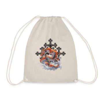 Croix de dragon mystique Dragon - Sac de sport léger - nature - Devant
