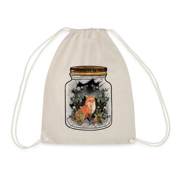 Fox Foxes Vixen Nature Nature Lover - Drawstring Bag - nature - Front