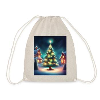 Santa Claus village - Drawstring Bag - nature - Front