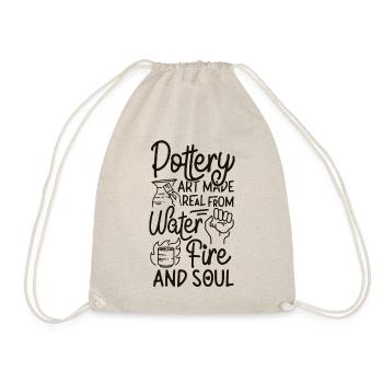 Pottery Ceramics Artist Pottery - Drawstring Bag - nature - Front