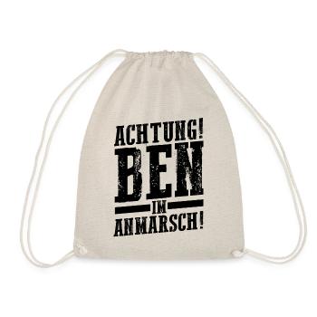 Prénom Ben - Sac de sport léger - nature - Devant