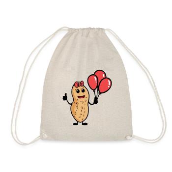 Ballons d’anniversaire cacahuètes Enfants Enfant - Sac de sport léger - nature - Devant