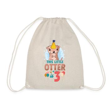 Anniversaire de la loutre Cette petite loutre - Sac de sport léger - nature - Devant