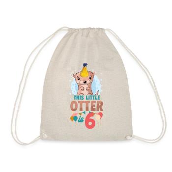 Anniversaire de la loutre Cette petite loutre - Sac de sport léger - nature - Devant