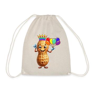 Drôle Peanut Enfants Enfant Naissance Anniversaire Bébé - Sac de sport léger - nature - Devant