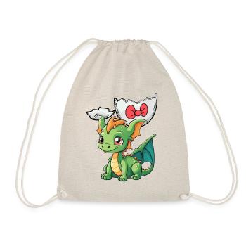 Dragon Bébé Oeuf Coquille Naissance Éclosion Oeuf Enfants - Sac de sport léger - nature - Devant