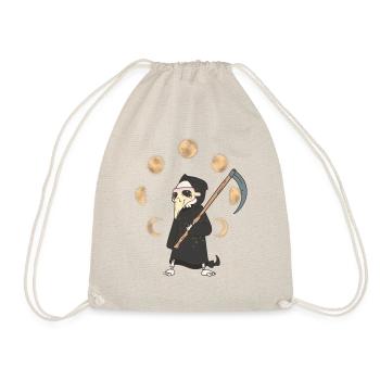 Halloween Grim Reaper Death Moon Phase - Drawstring Bag - nature - Front