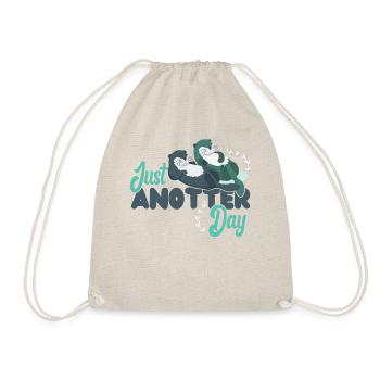 Otter Pun Just Anotter Day - Drawstring Bag - nature - Front