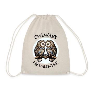 Hiboux mon hibou de la Saint-Valentin - Sac de sport léger - nature - Devant