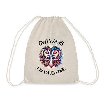 Hiboux mon hibou de la Saint-Valentin - Sac de sport léger - nature - Devant