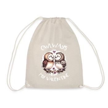 Hiboux mon hibou de la Saint-Valentin - Sac de sport léger - nature - Devant