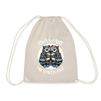 Hiboux mon hibou de la Saint-Valentin - Sac de sport léger - nature - Devant