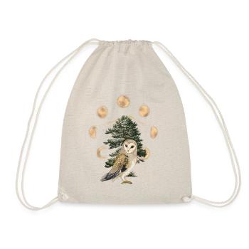 Lune, Hibou, Spirituel, Hiboux, Nature, Amoureux de la Nature - Sac de sport léger - nature - Devant