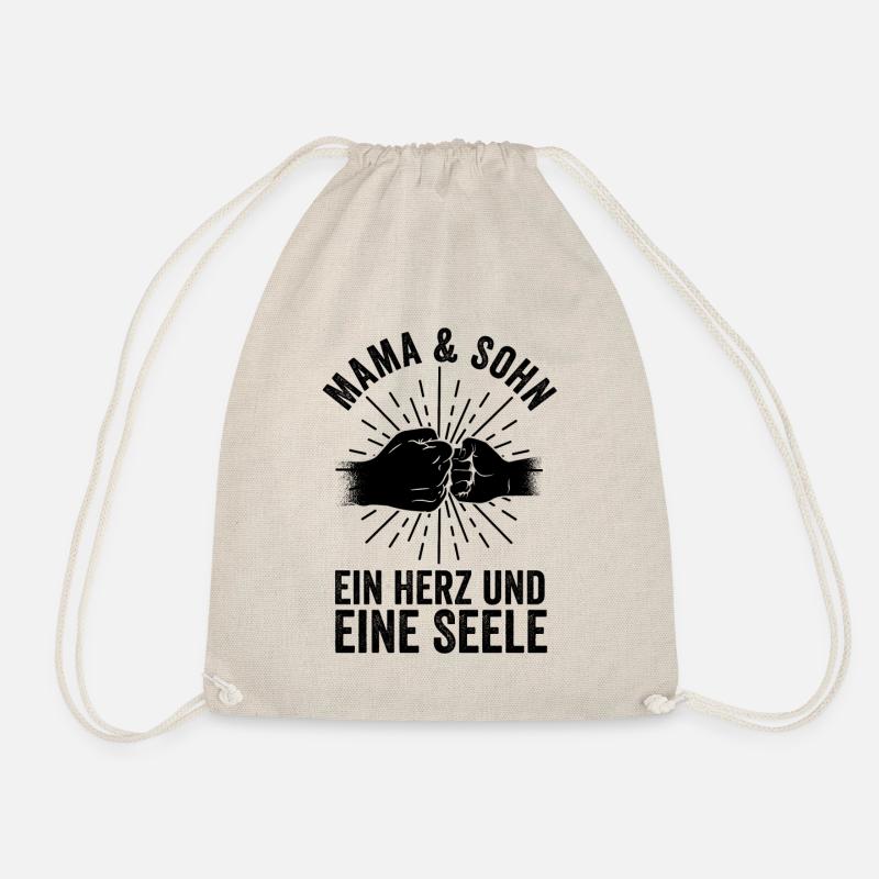 Mutter Mama Und Sohn - Turnbeutel - Natur