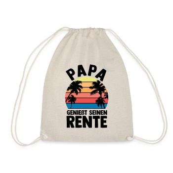 Vacation Vacationer Father Dad - Drawstring Bag - nature - Front
