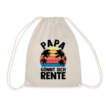 Vacation Vacationer Father Dad - Drawstring Bag - nature - Front