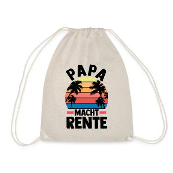 Vacation Vacationer Father Dad - Drawstring Bag - nature - Front