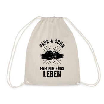 Vater Papa Und Sohn - Turnbeutel - Natur - Vorne