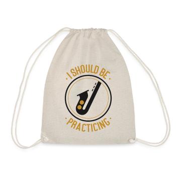 Saxophones que je devrais pratiquer - Sac de sport léger - nature - Devant