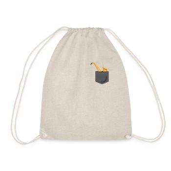 Saxophone Pocket - Turnbeutel - Natur - Vorne