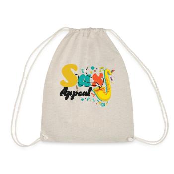 Saxophone Pun Sax Appeal - Turnbeutel - Natur - Vorne