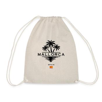 Mallorca Island Vacation Palm Tree - Drawstring Bag - nature - Front